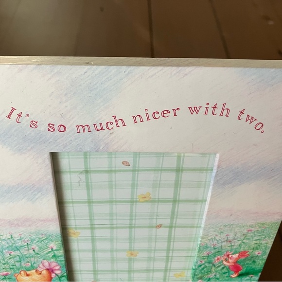 Winnie the Pooh and Piglet Set with Picture Frame and Plate - Picture 7 of 11